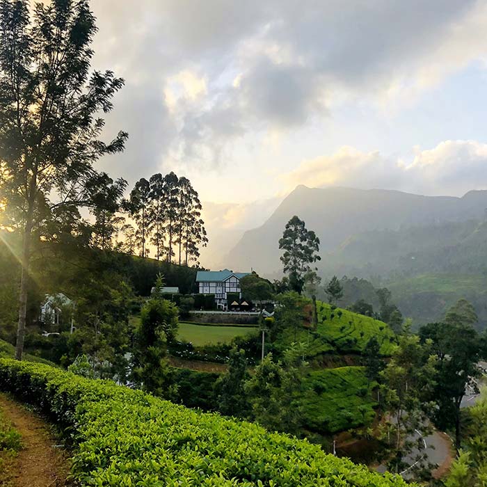 Langdale Boutique Hotel's mountain views of Nuwara Eliya